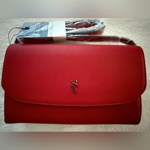 Simply Vera Vera Wang Signature Mini Crossbody Bag NWT Vegan Leather